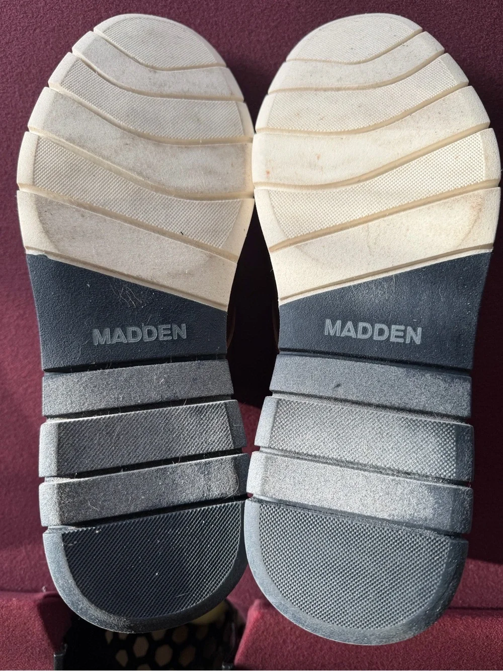 Madden Steve Madden Men’s Lyddon Oxford Brown Blue Casual Lace-Up Shoes 10.5